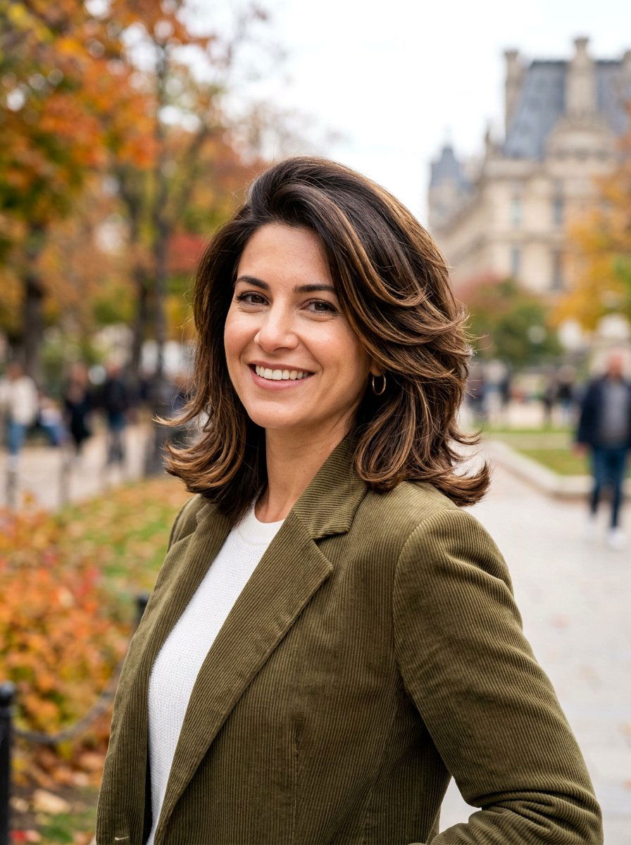 Layered Lob With Flipped Ends For Thick Hair - 20 layered lob with flipped ends - 20 layered lob with flipped ends