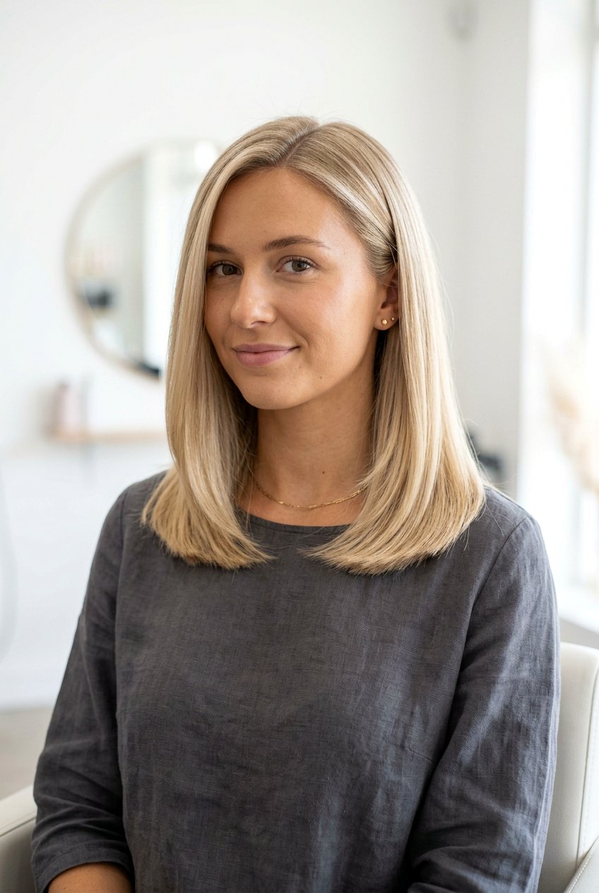 Layered Lob With Ghost Layers - 20 layered lob for fine hair - 20 layered lob for fine hair