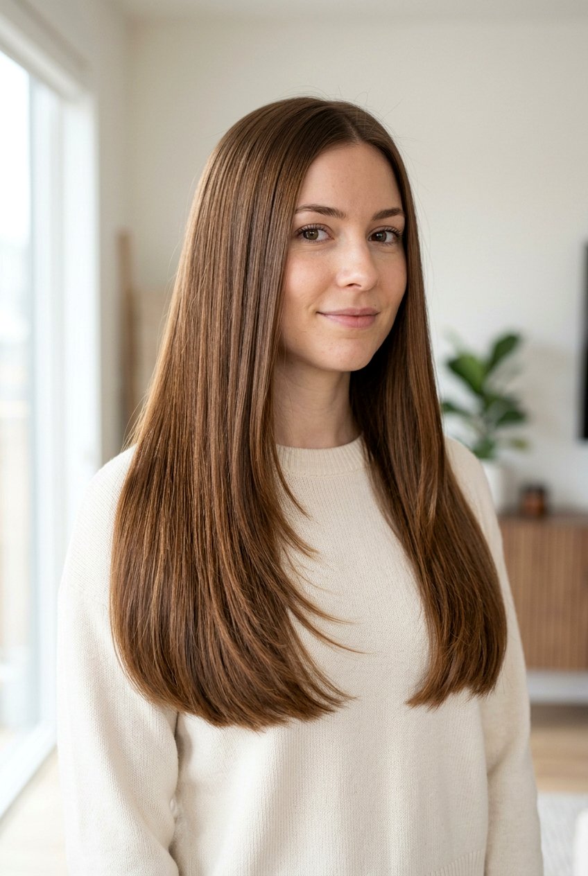 Layered Long Hair with Split Ends Trim - 20 salon haircut ideas for long hair - 20 salon haircut ideas for long hair