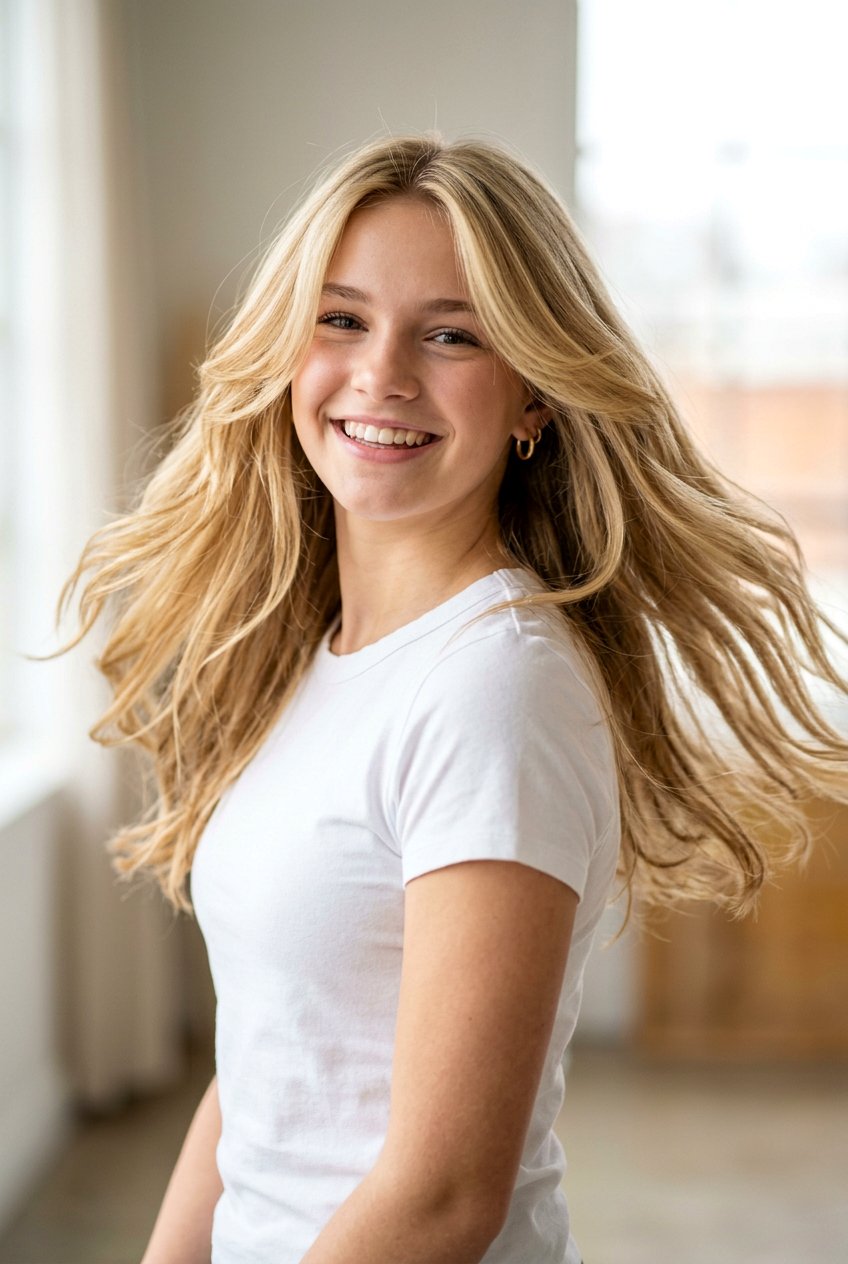 Layered Long Hair - 20 first day of school hairstyle for teens - 20 first day of school hairstyle for teens