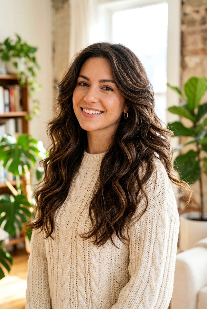 Layered Long Haircut For Thick Hair - 20 cute long haircuts for women - 20 cute long haircuts for women