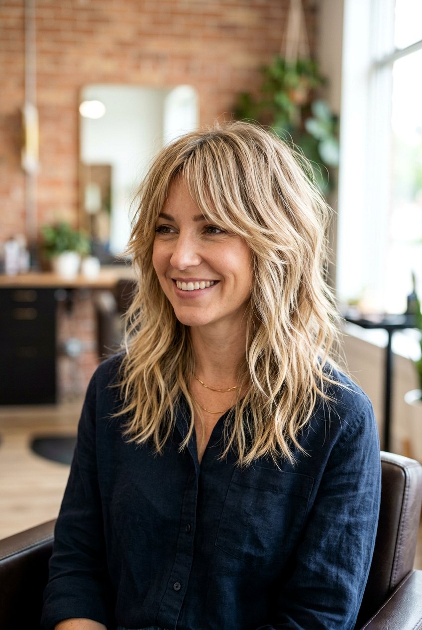 Layered Medium Shag - 20 medium shag haircut - 20 medium shag haircut