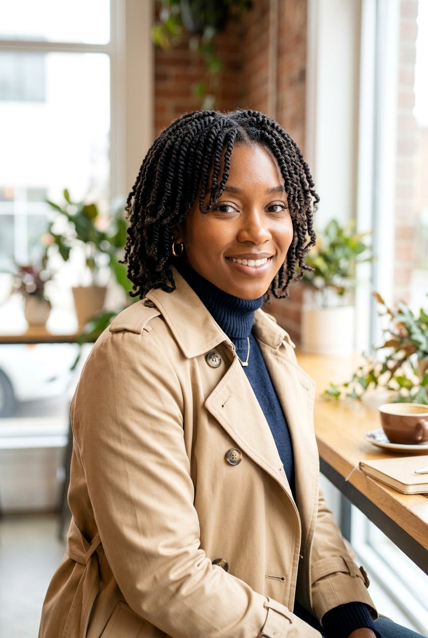 Layered Mini Twists - 20 mini twists on 4c hair women - 20 mini twists on 4c hair women