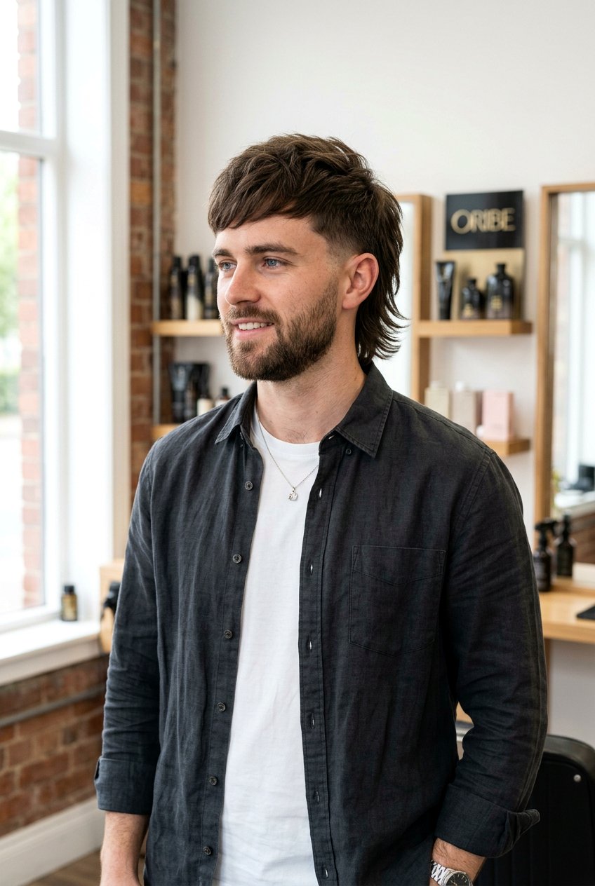 Layered Modern Mullet - 20 modern mullet for straight hair - 20 modern mullet for straight hair