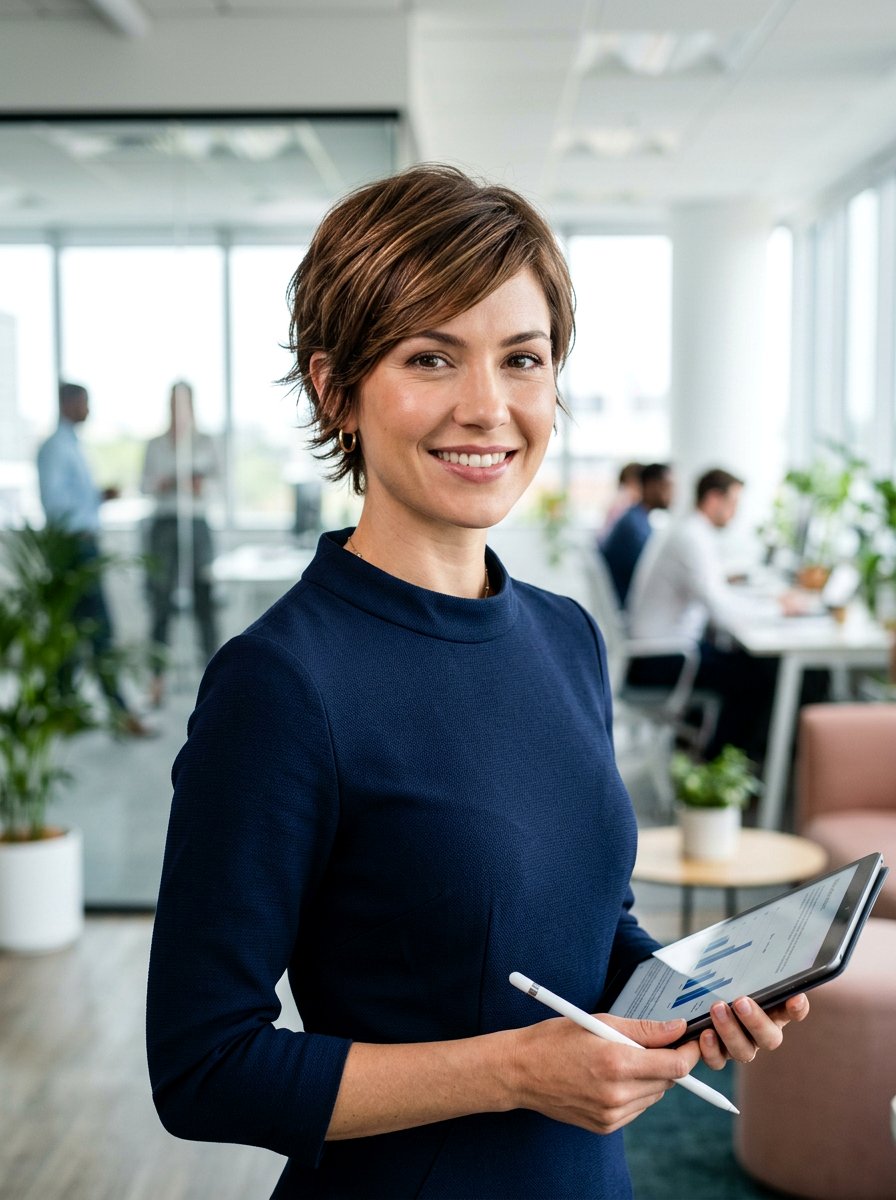 Layered Pixie Cut - 20 polished pixie haircut for office women - 20 polished pixie haircut for office women