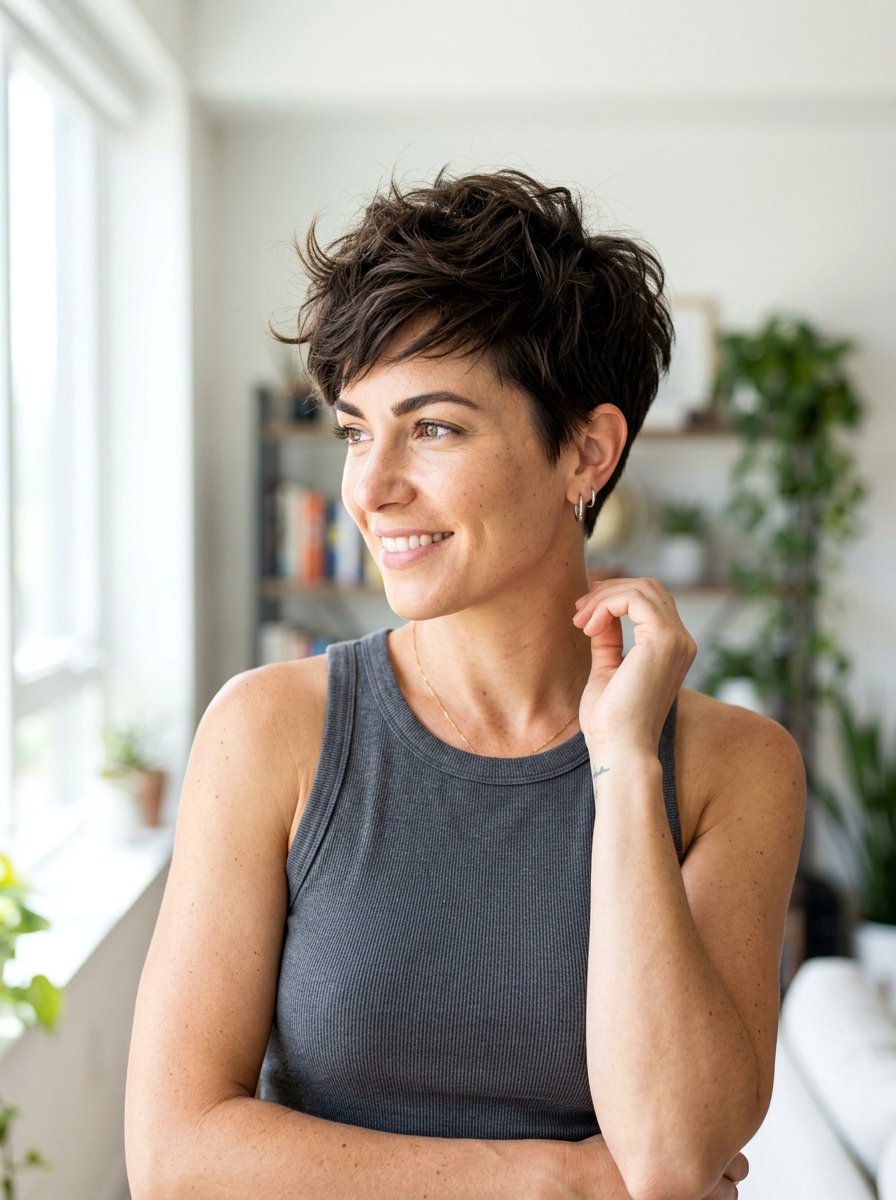 Layered Pixie Cut - 20 summer layered haircut ideas - 20 summer layered haircut ideas