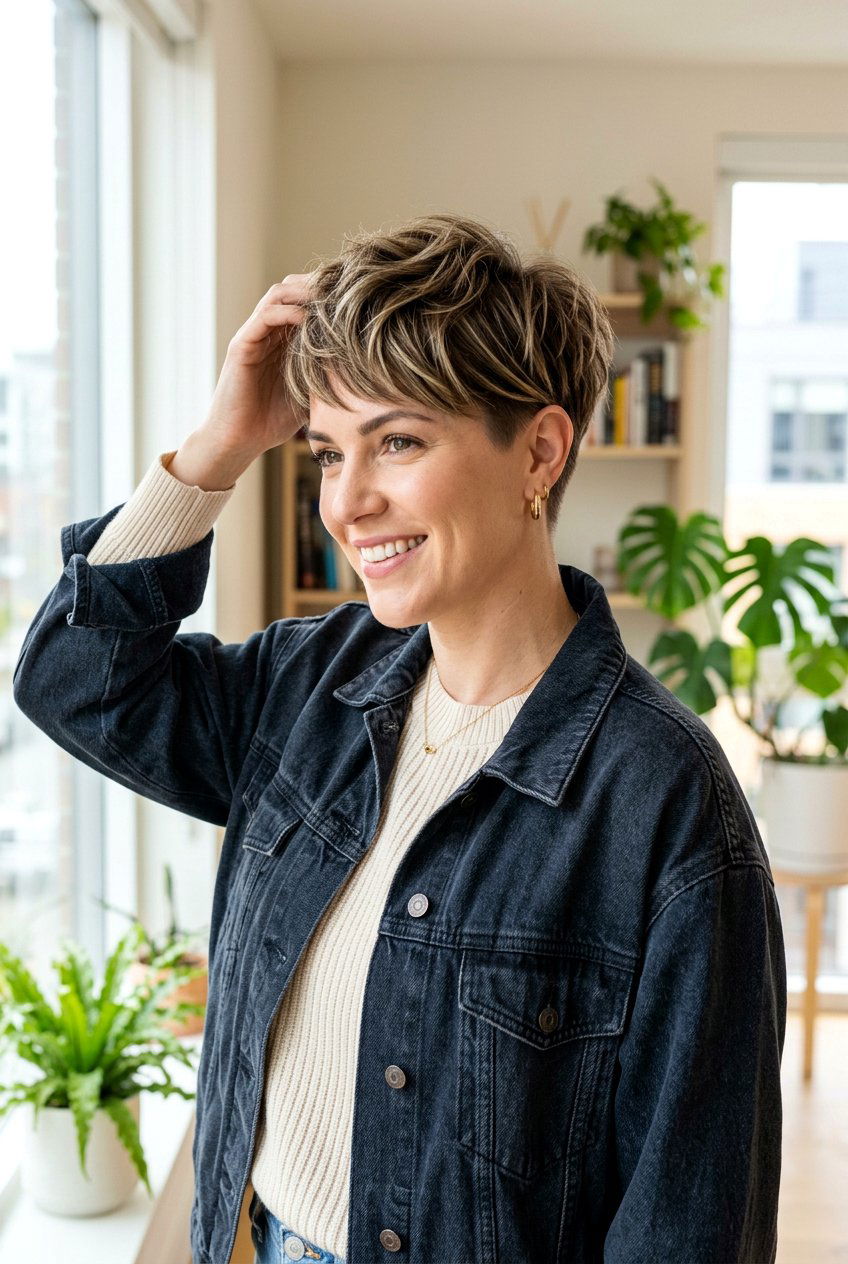 Layered Pixie Cut - 20 modern layered haircut - 20 modern layered haircut