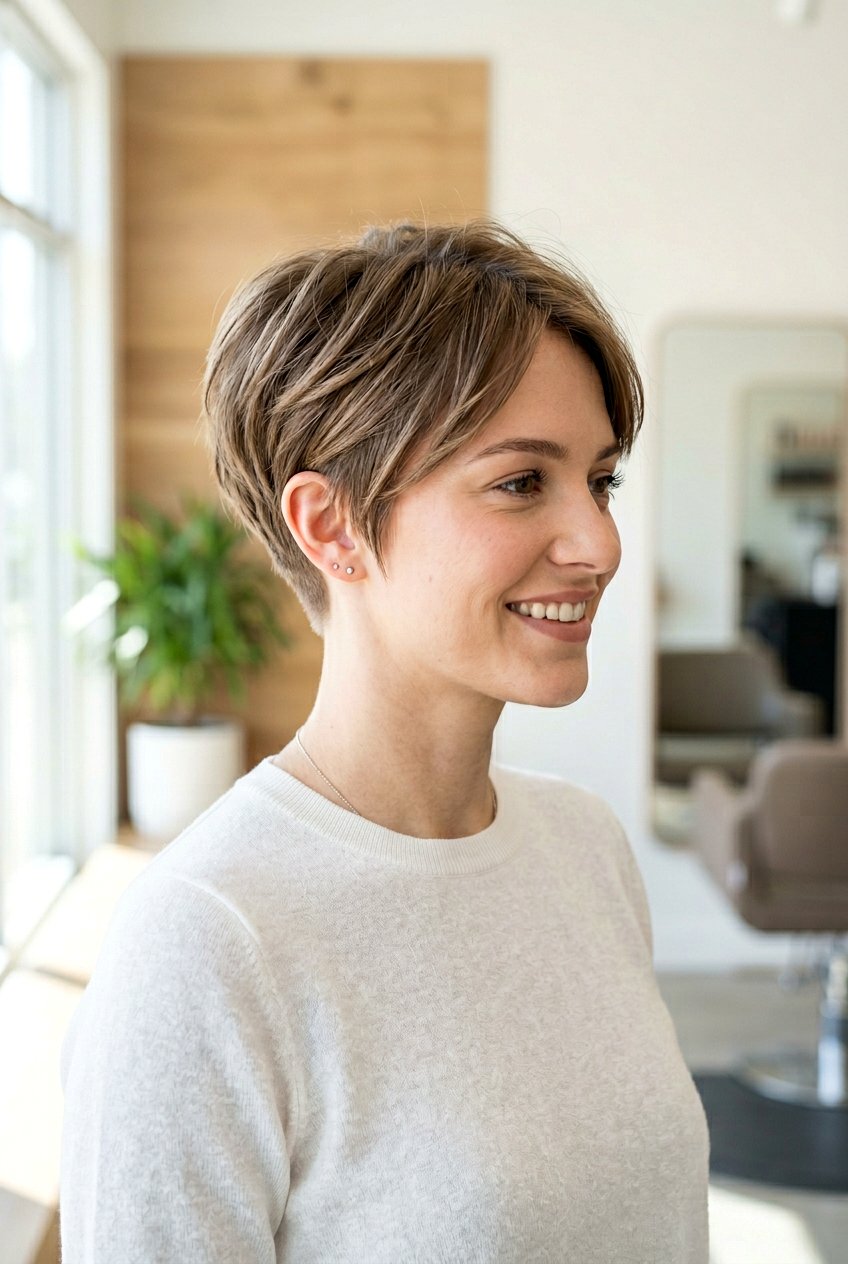 Layered Pixie Cut - 20 sophisticated hairstyles for women - 20 sophisticated hairstyles for women