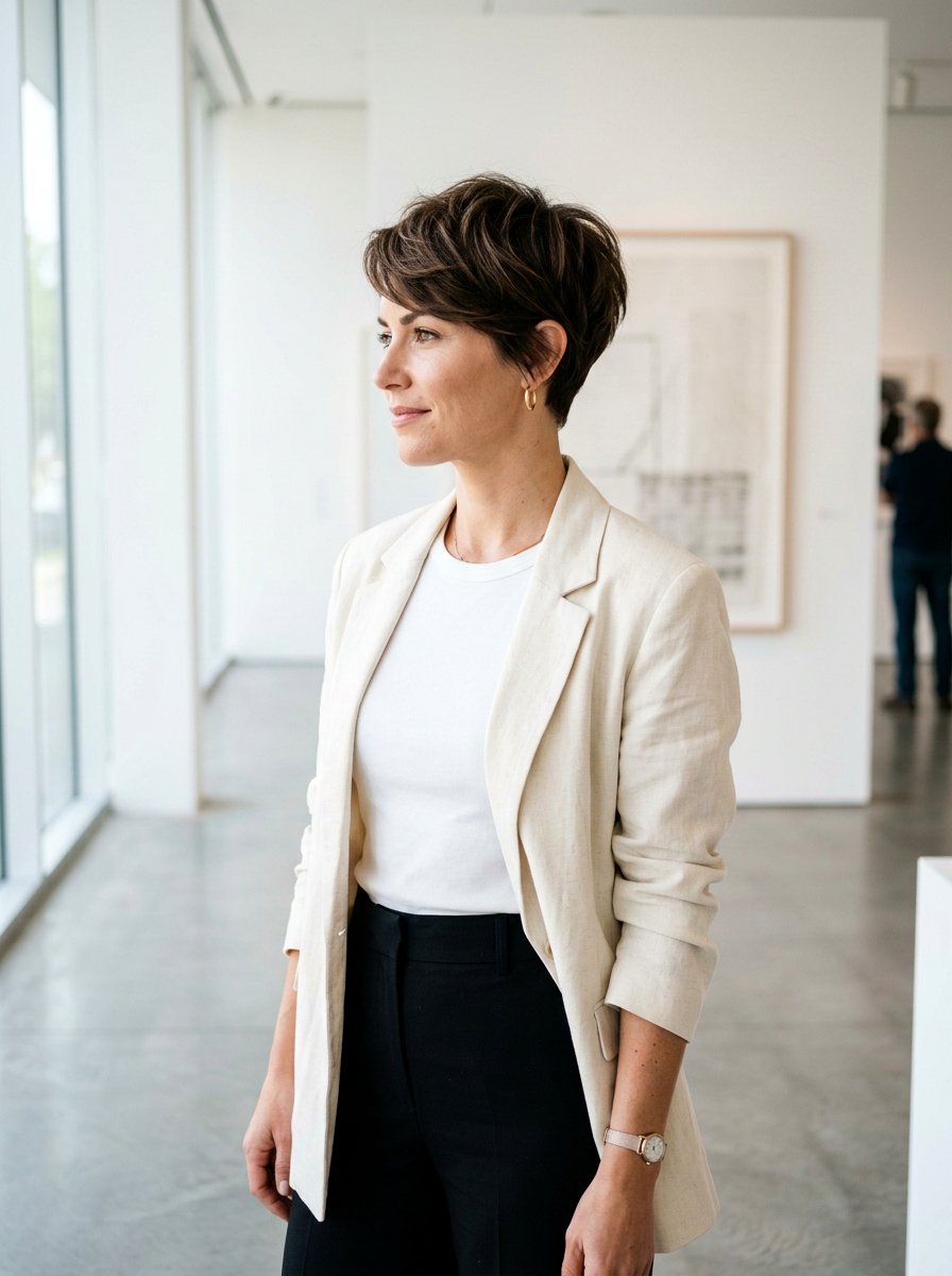 Layered Pixie Cut - 20 haircut to fix blunt ends on thick hair - 20 haircut to fix blunt ends on thick hair