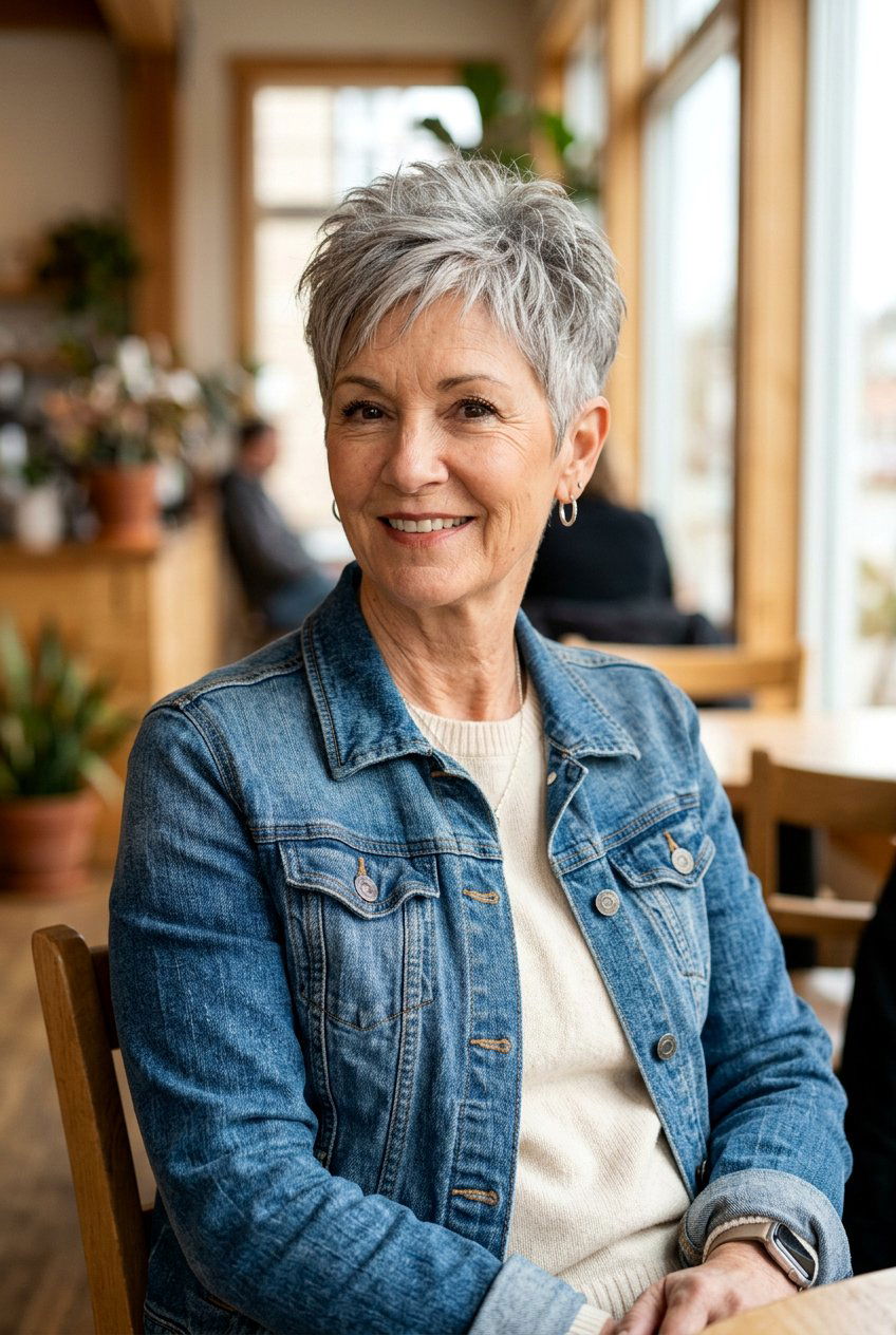 Layered Pixie Cut For Fine Hair - 20 low maintenance layered hairstyle for older women - 20 low maintenance layered hairstyle for older women