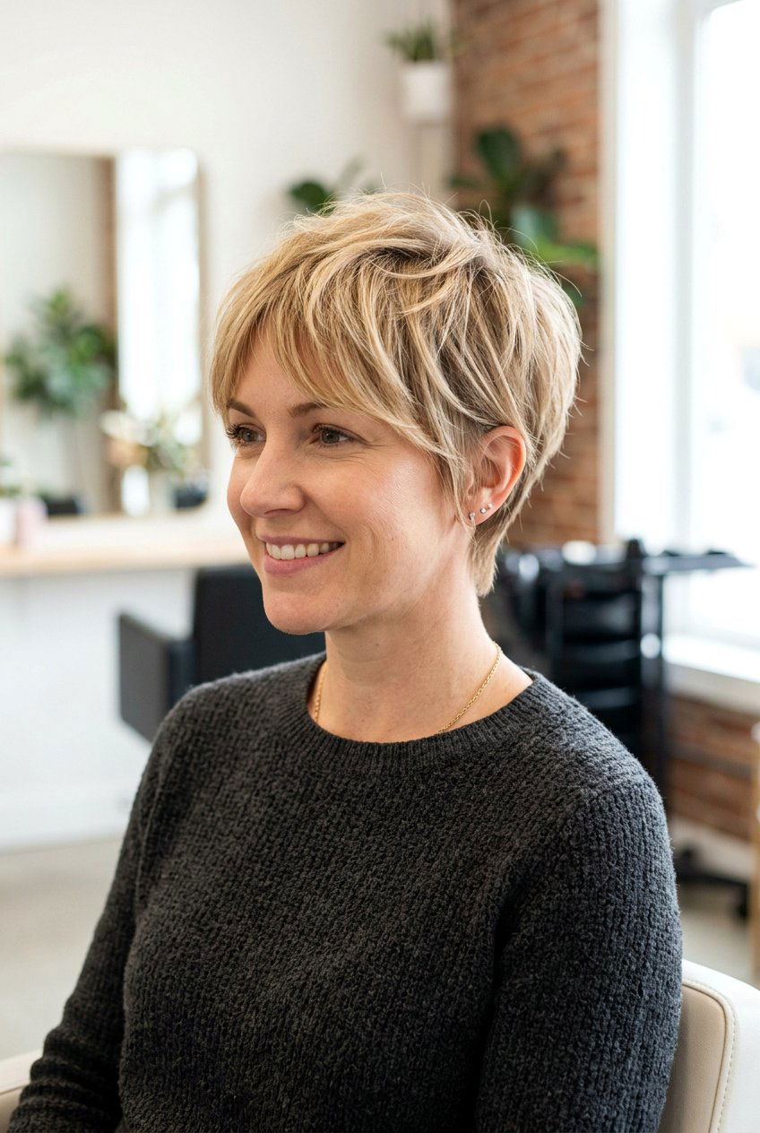 Layered Pixie Cut For Thin Hair - 20 flattering layers for thin hair - 20 flattering layers for thin hair