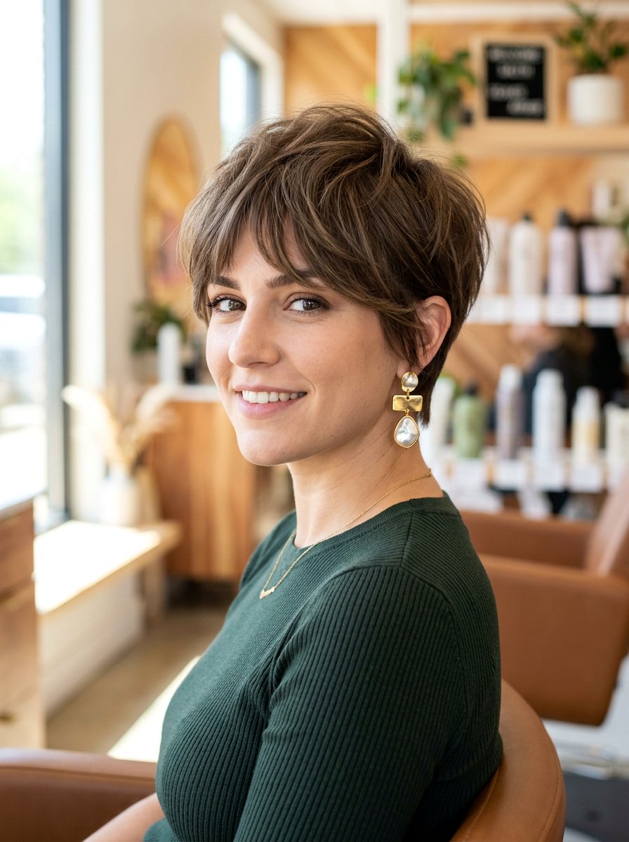 Layered Pixie Cut With Curtain Bangs - 20 elegant layered haircut with curtain bangs - 20 elegant layered haircut with curtain bangs
