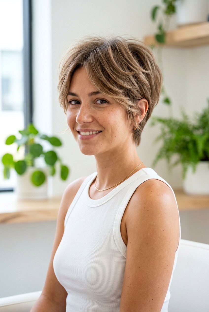 Layered Pixie Haircut For Fine Hair - 20 cute short haircuts for women - 20 cute short haircuts for women