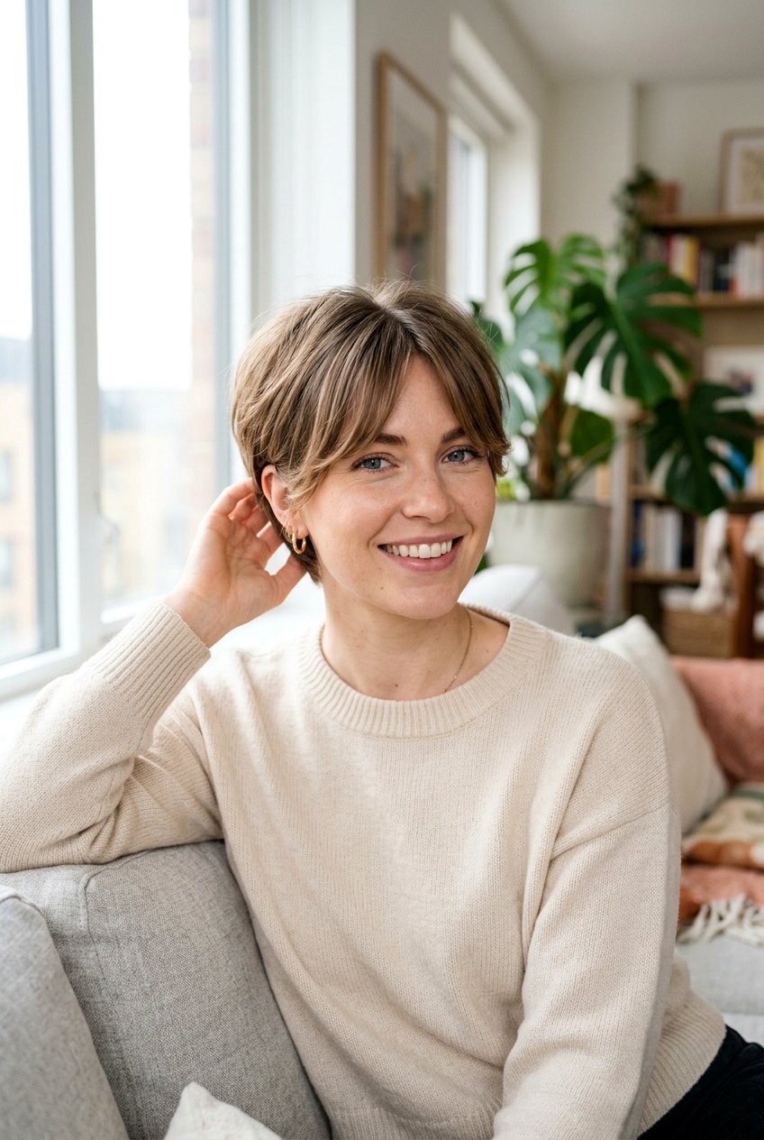 Layered Pixie With Curtain Bangs - 20 pixie with curtain bangs - 20 pixie with curtain bangs