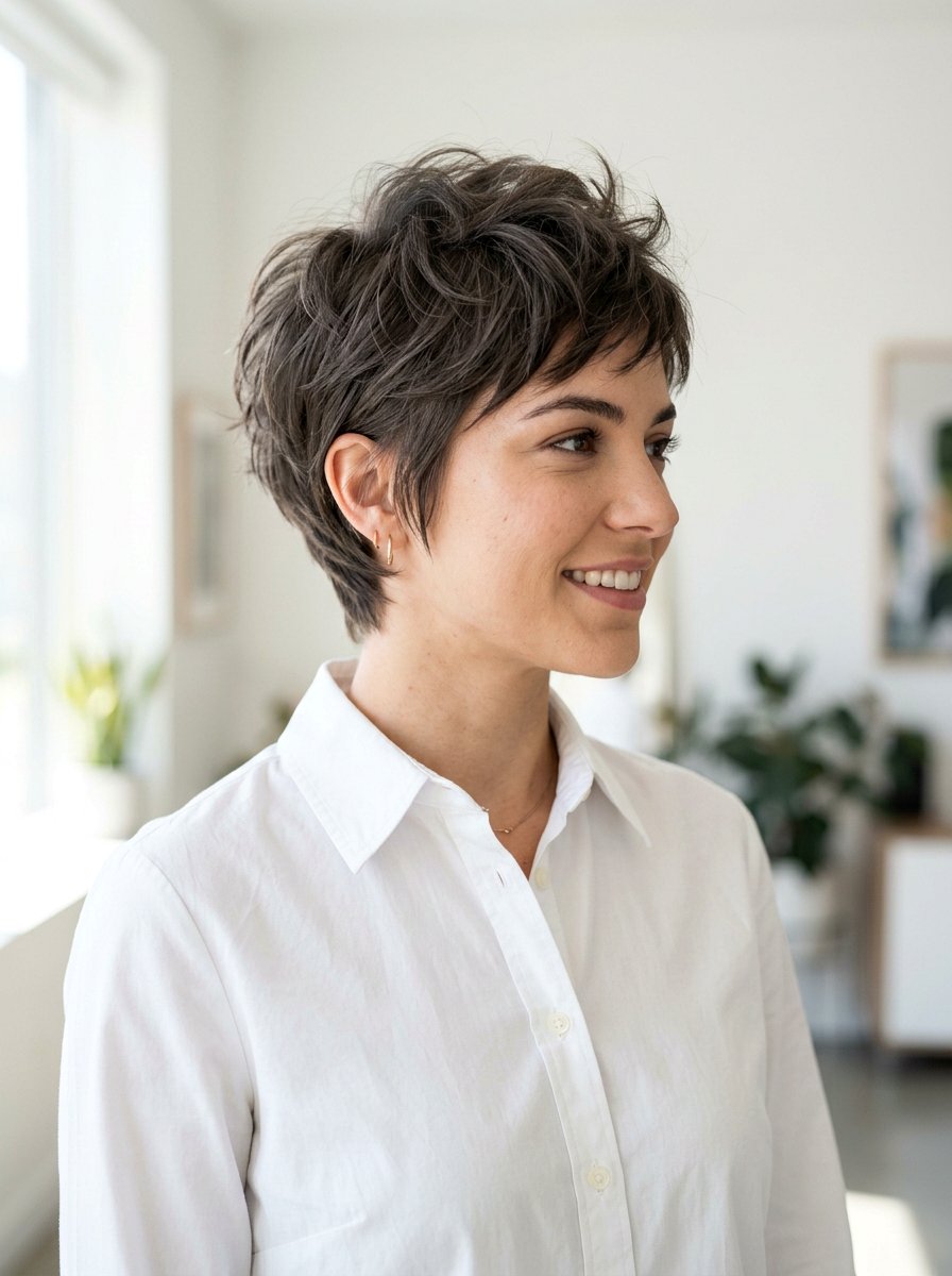 Layered Razor Cut Pixie Cut - 20 short razor haircut for women - 20 short razor haircut for women