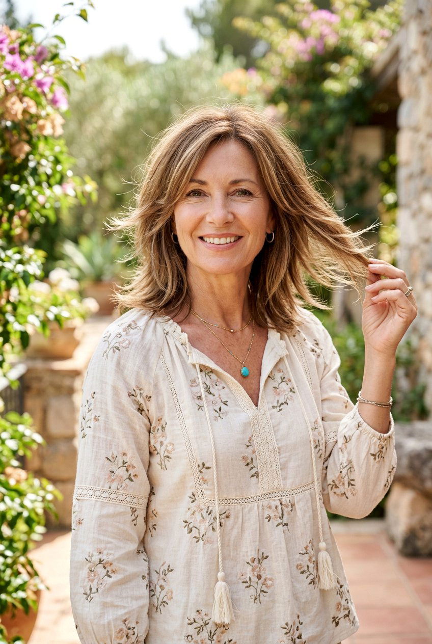 20 Elegant Bouncy Hairstyle for Mature Women to Rock Now