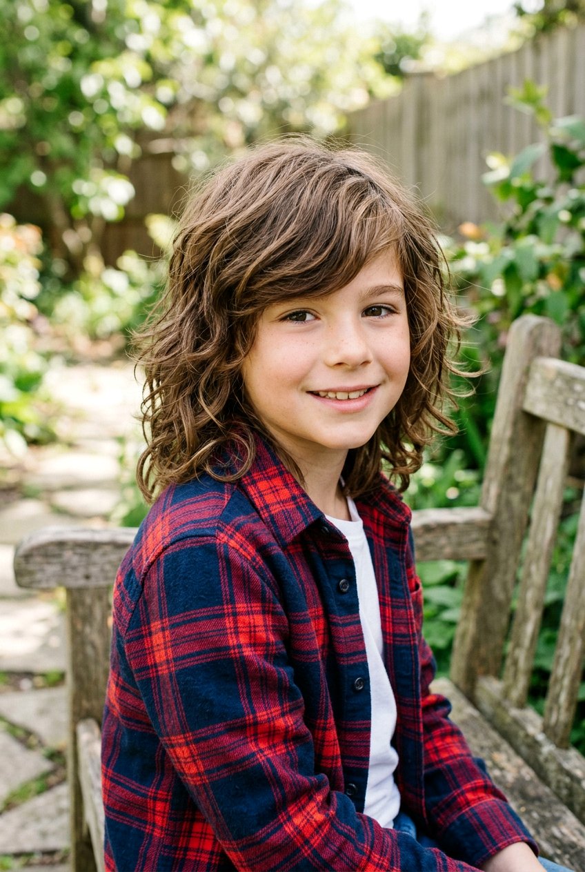 Layered Shag Cut - 20 first haircut ideas for boys - 20 first haircut ideas for boys