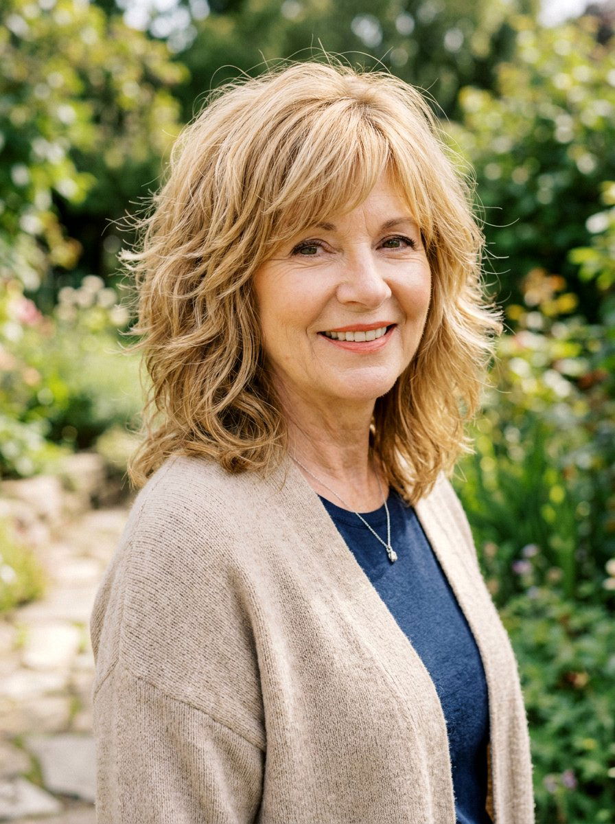 Layered Shag Haircut - 20 shag haircut for thick hair over 60 - 20 shag haircut for thick hair over 60