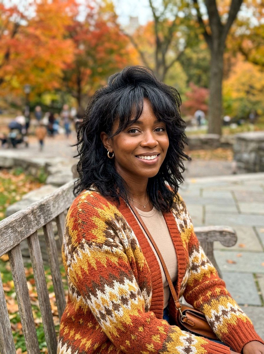 Layered Shag Haircut For Relaxed Hair - 20 haircut for chemically treated hair - 20 haircut for chemically treated hair