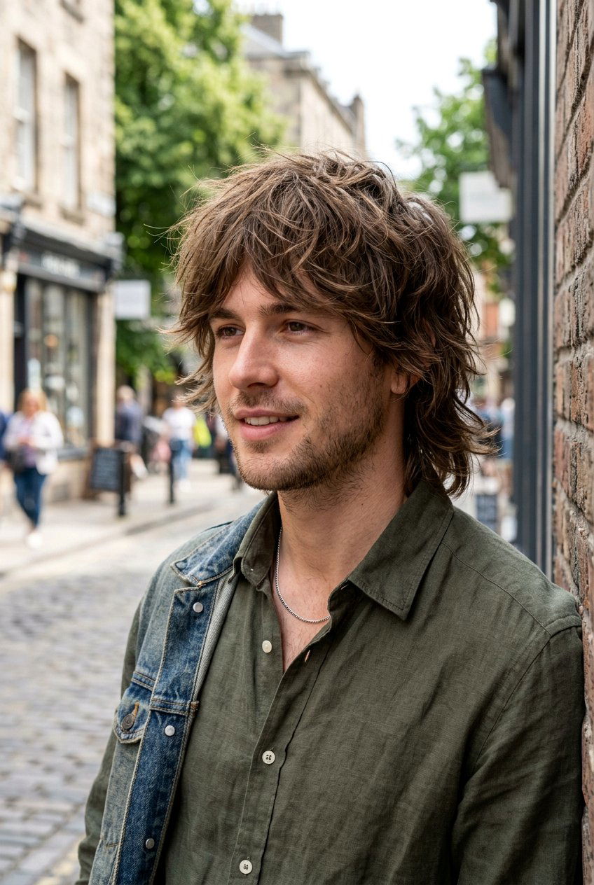 Layered Shag Haircut - 20 medium length hairstyles for men - 20 medium length hairstyles for men