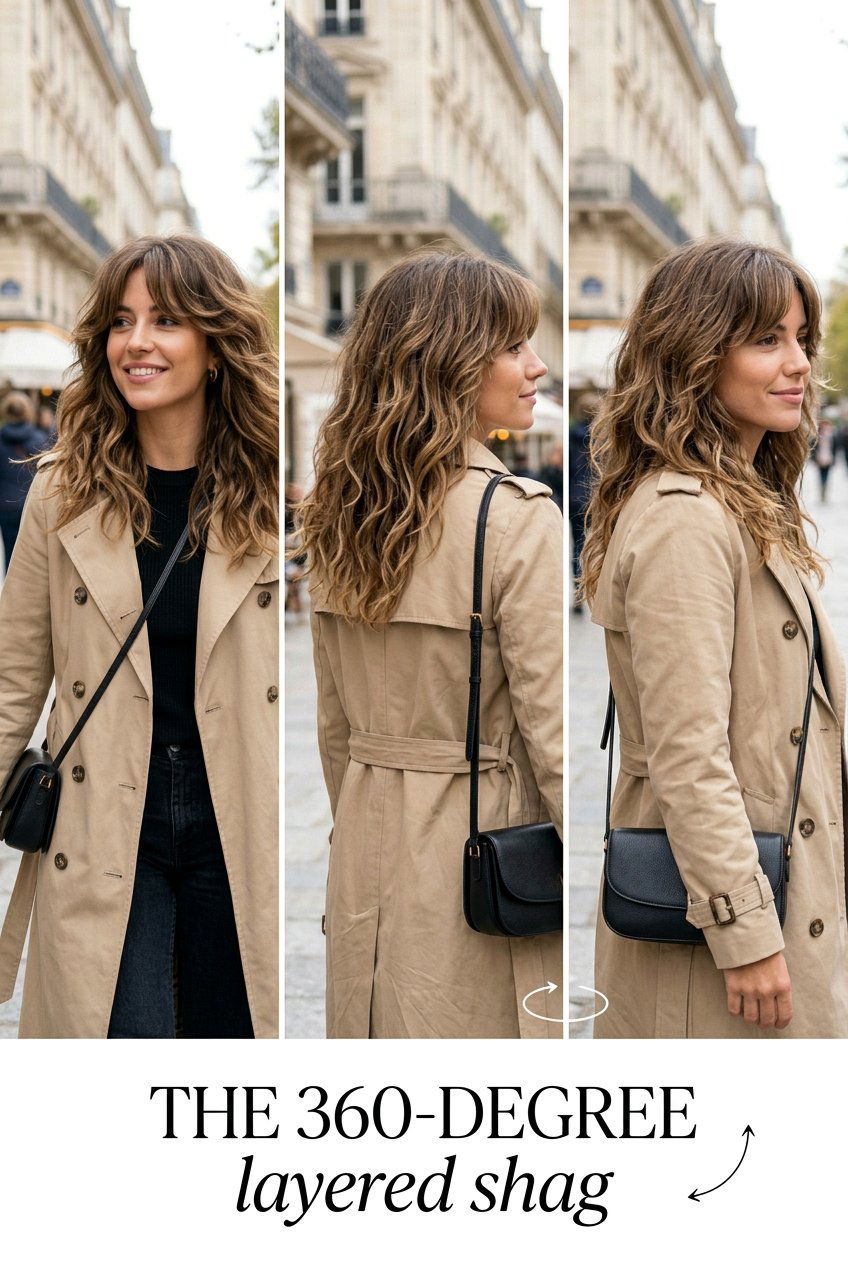 Layered Shag With Curtain Fringe - 20 shag haircut with curtain fringe - 20 shag haircut with curtain fringe