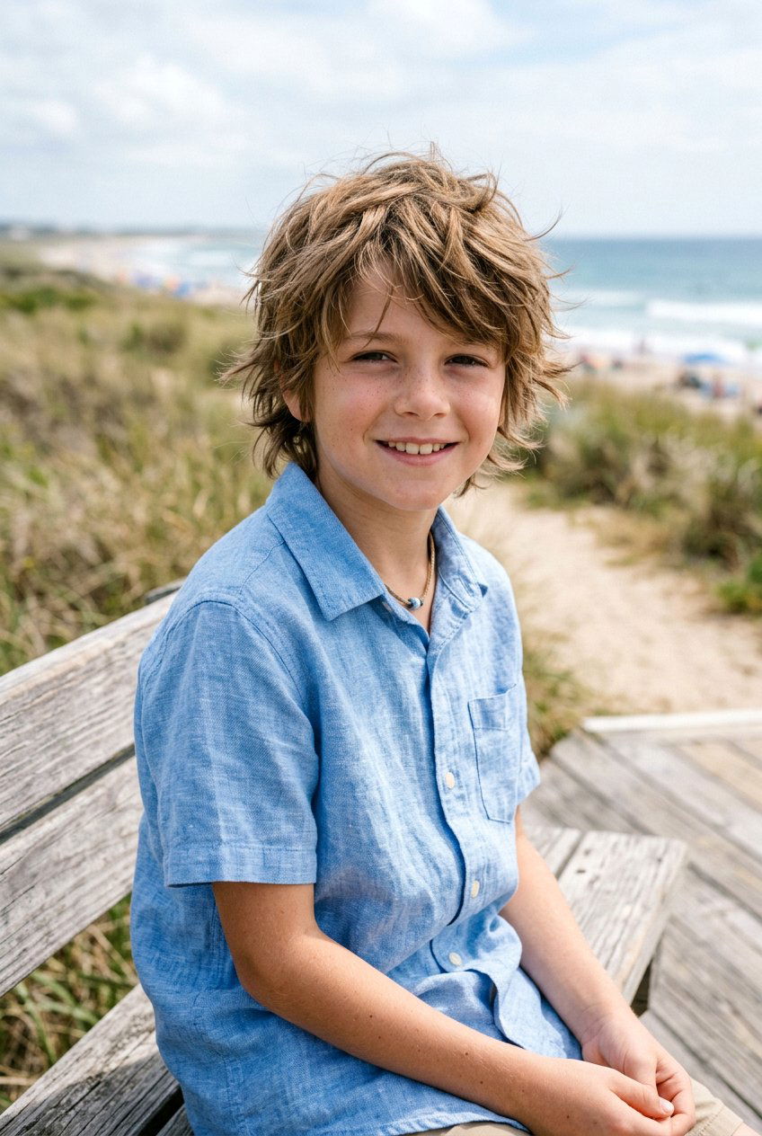 Layered Shag - 20 boys haircut for thin fine hair - 20 boys haircut for thin fine hair