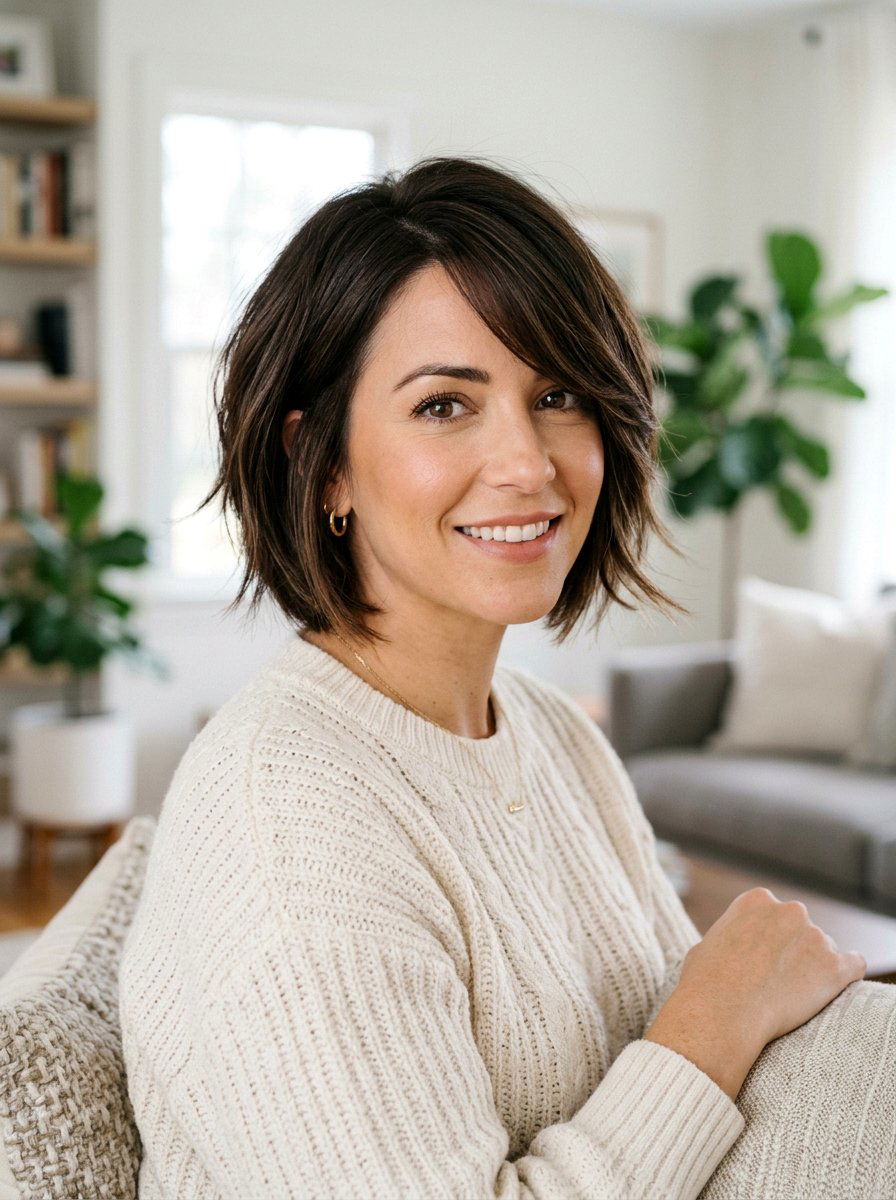Layered Short Bob - 20 wash and wear short bob haircut - 20 wash and wear short bob haircut