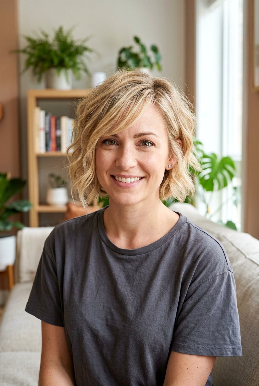 Layered Short Cut With Side Fringe - 20 short hair with side fringe - 20 short hair with side fringe