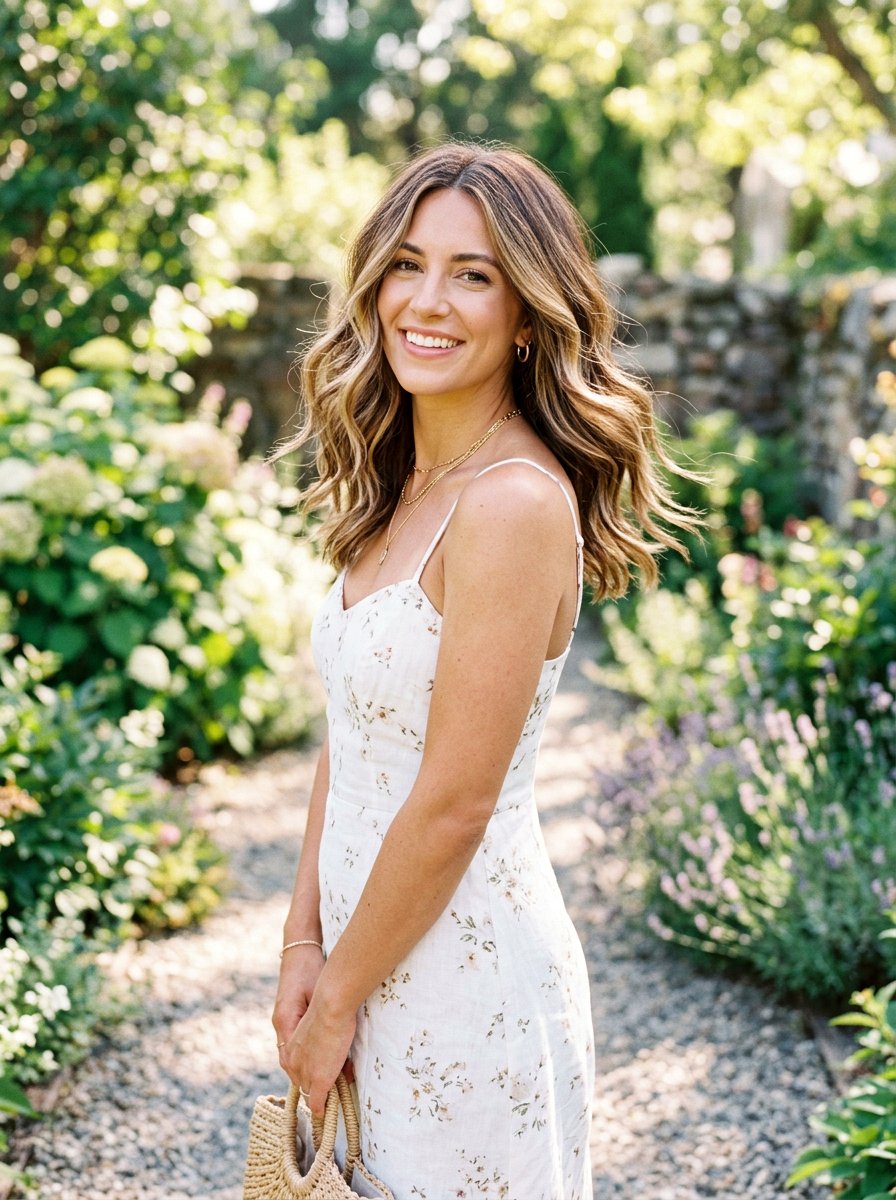 Layered Shoulder Length Hair With Balayage - 20 layered shoulder length haircut with texture - 20 layered shoulder length haircut with texture