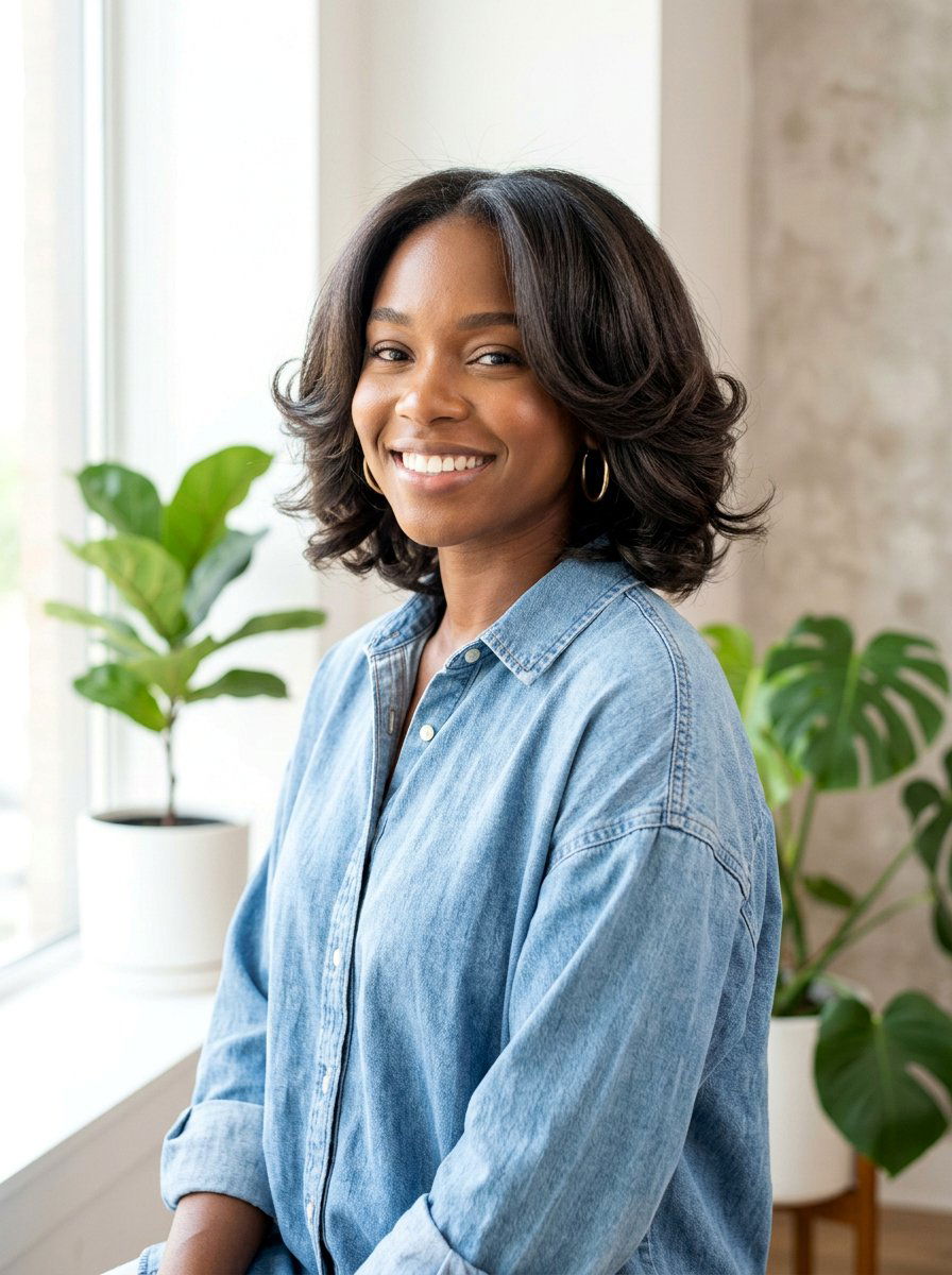 Layered Silk Press Bob - 20 silk press bob hairstyle - 20 silk press bob hairstyle