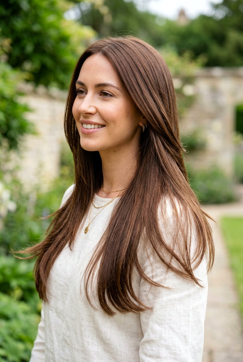 Layered Silk Straight Hair - 20 silk straight hair ideas - 20 silk straight hair ideas