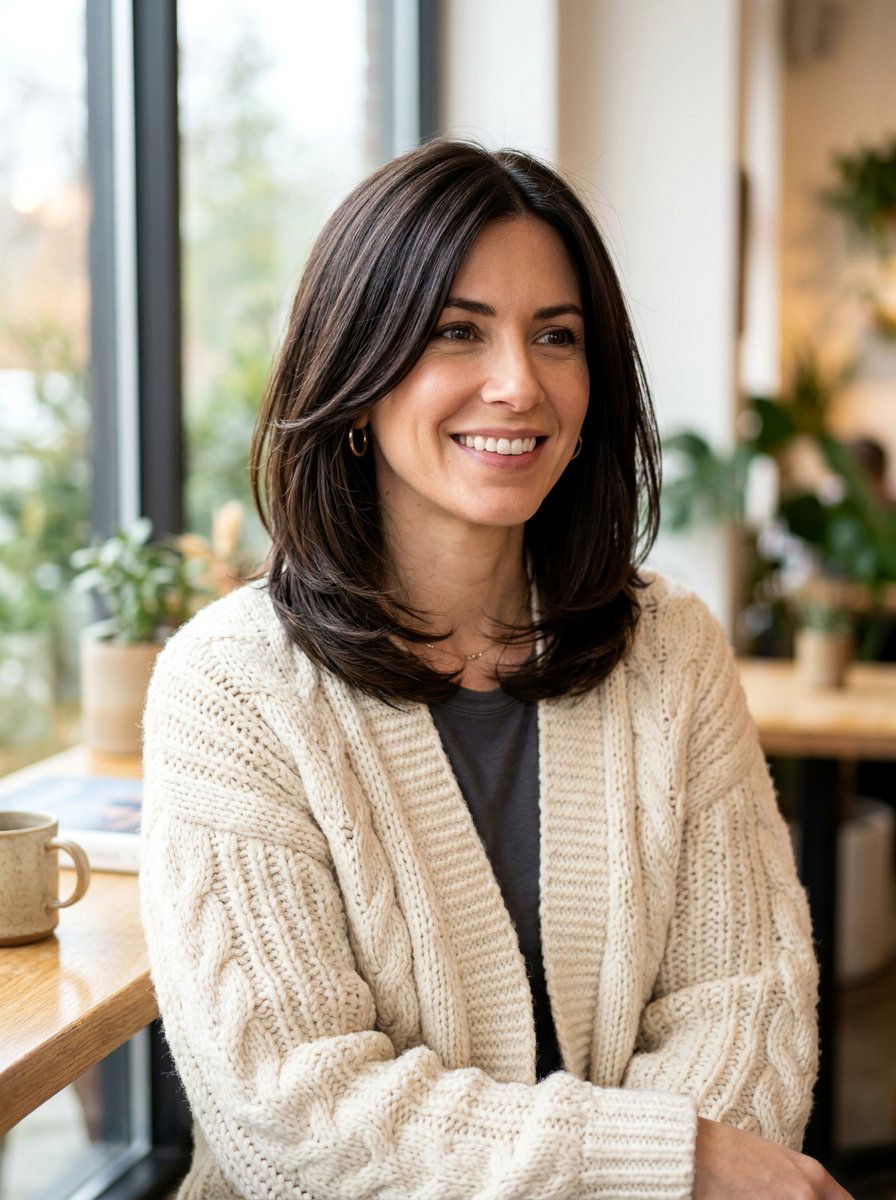 Layered Sleek Bob - 20 glossy sleek bob with shine - 20 glossy sleek bob with shine