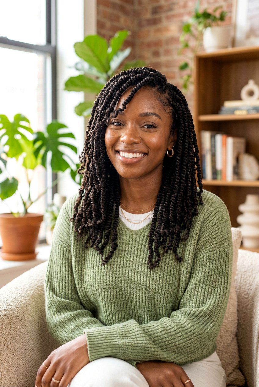 Layered Spring Twist - 20 black women spring twist ideas - 20 black women spring twist ideas