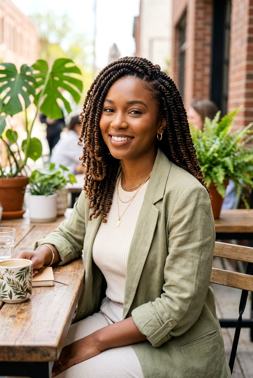 Layered Spring Twists - 20 spring twists shoulder length styles - 20 spring twists shoulder length styles
