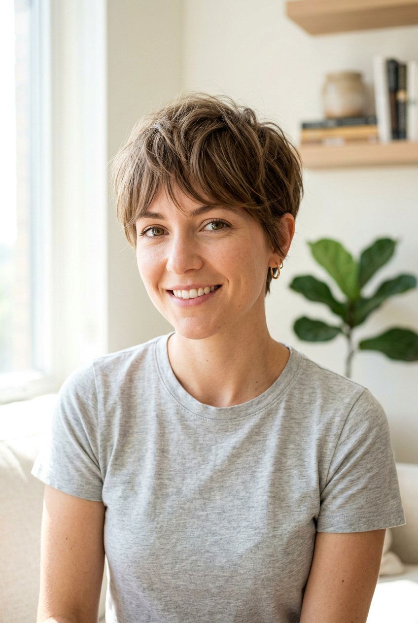 Layered Textured Cropped Pixie Cut For Fine Hair - 20 textured cropped pixie cut - 20 textured cropped pixie cut