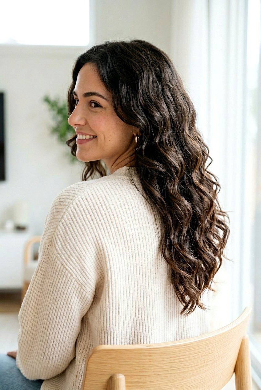 Layered V Shaped Haircut For Wavy Thick Hair - 20 v shaped haircut for thick hair - 20 v shaped haircut for thick hair