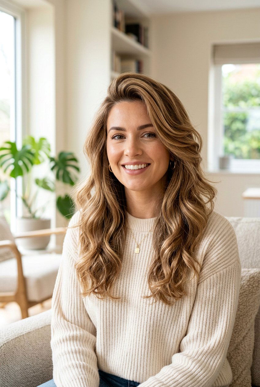 Layered Wavy Hair With Side Part - 20 low maintenance wavy haircut - 20 low maintenance wavy haircut