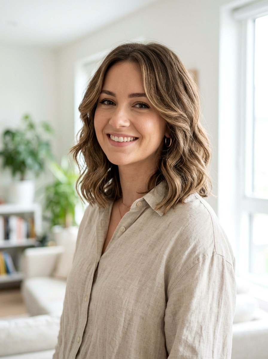 Layered Wavy Lob Haircut - 20 wavy lob haircut for older women - 20 wavy lob haircut for older women