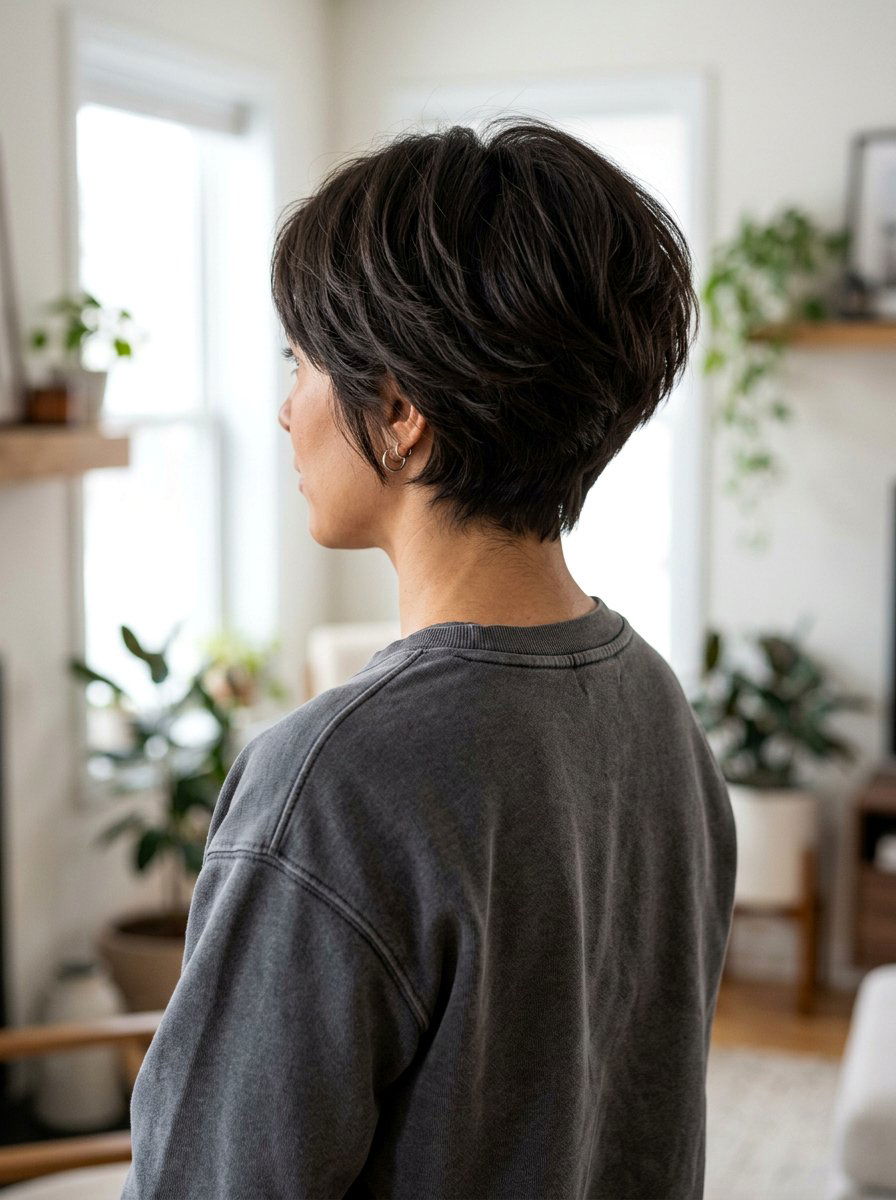 Layered Wedge Cut - 20 college girls haircut ideas for campus - 20 college girls haircut ideas for campus