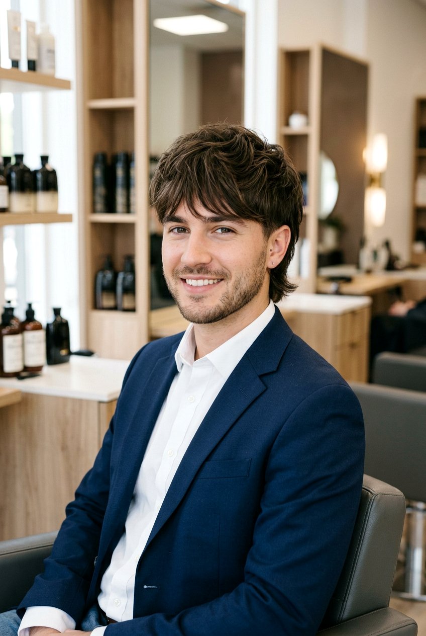 Layered Wolf Cut - 20 wolf cut men - 20 wolf cut men