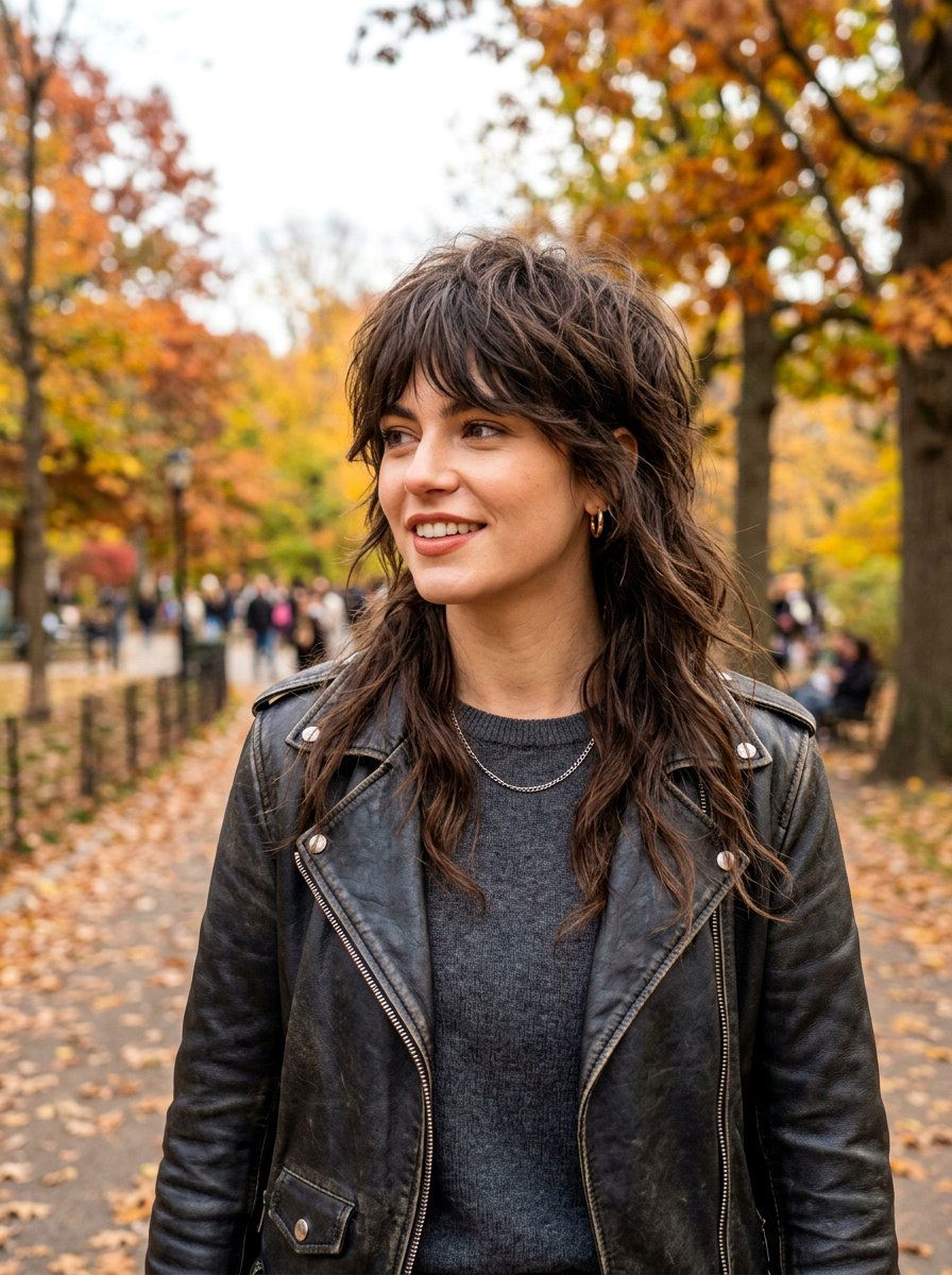 Layered Wolf Cut - 20 haircut to fix awkward grow out stage - 20 haircut to fix awkward grow out stage