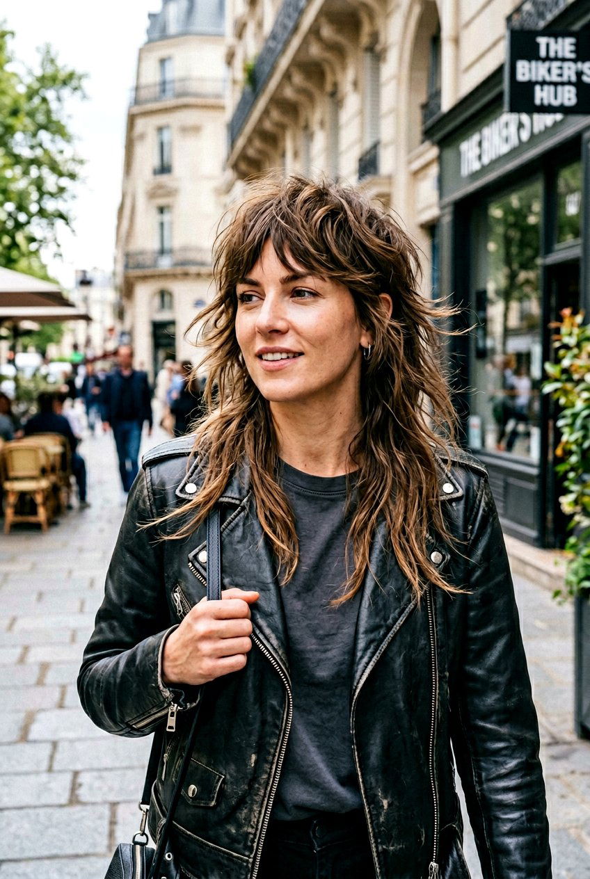 Layered Wolf Cut Receding Temples - 20 haircut for receding temples women - 20 haircut for receding temples women