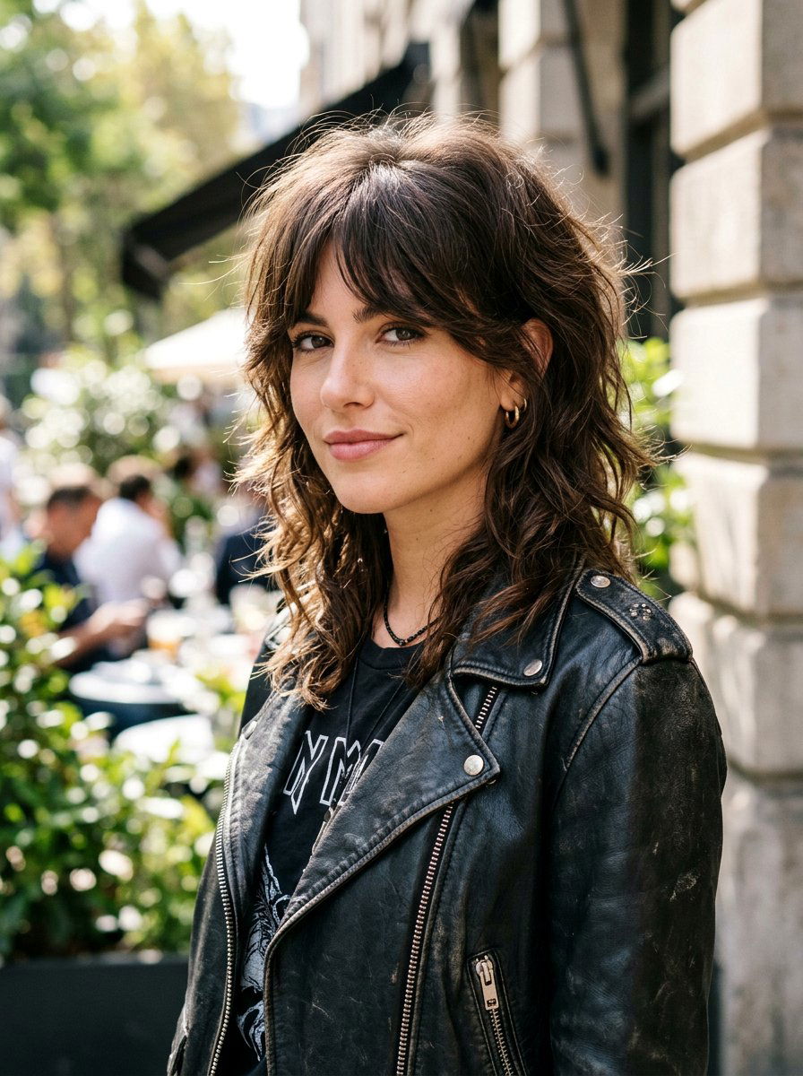 Layered Wolf Cut With Curtain Bangs - 20 elegant layered haircut with curtain bangs - 20 elegant layered haircut with curtain bangs