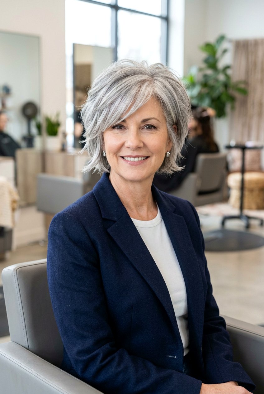 Layered gray bixie haircut - 20 modern gray bixie haircut - 20 modern gray bixie haircut