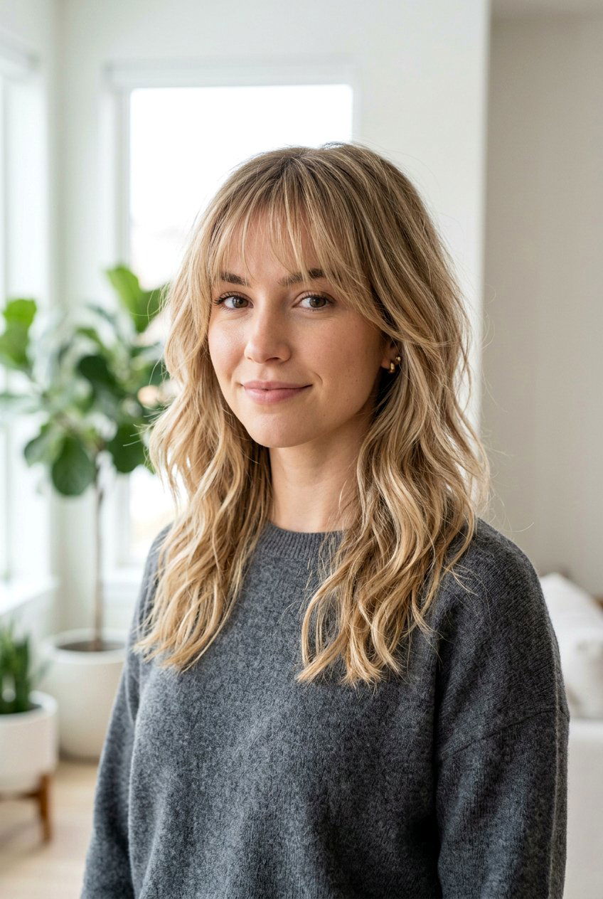 Layered hair with see through bangs - 20 korean see through bangs - 20 korean see through bangs