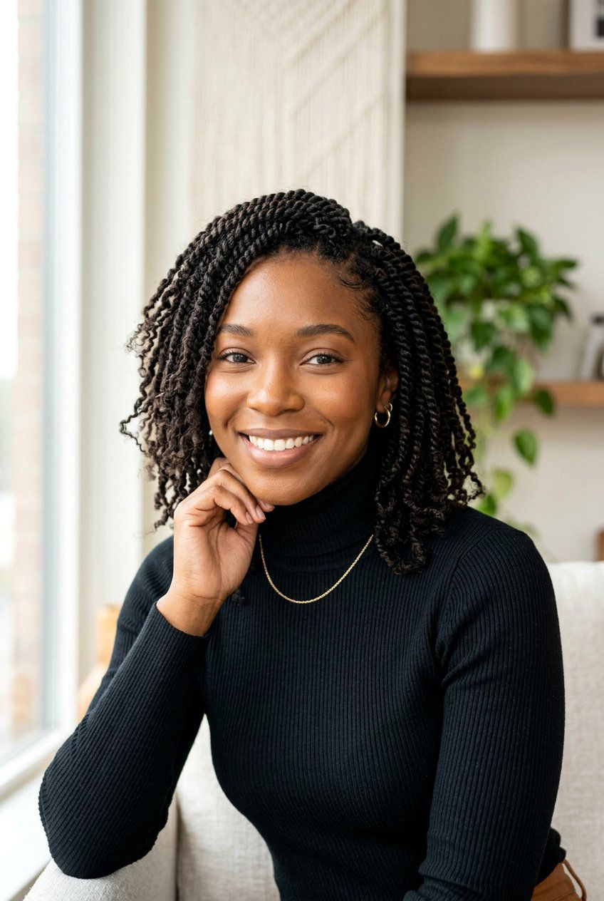 Layered mini twist bob - 20 mini twist bob hairstyle - 20 mini twist bob hairstyle