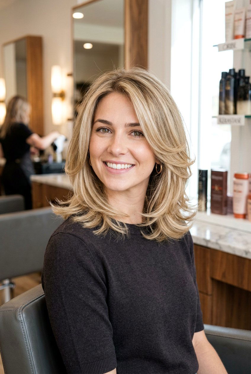 Layered shoulder length bob - 20 shoulder length bob haircuts - 20 shoulder length bob haircuts