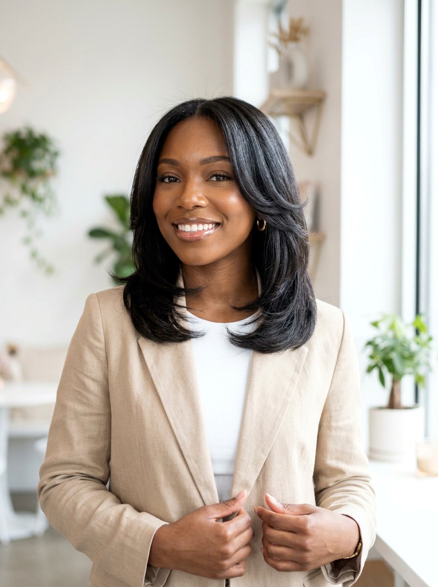 Layered silk press shoulder length - 20 silk press for shoulder length hair - 20 silk press for shoulder length hair