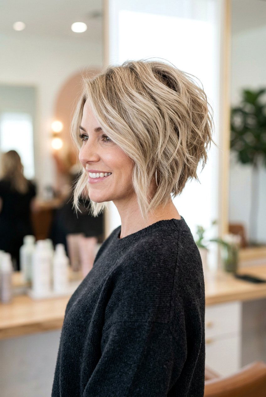 Layered stacked bob - 20 stacked bob haircut - 20 stacked bob haircut