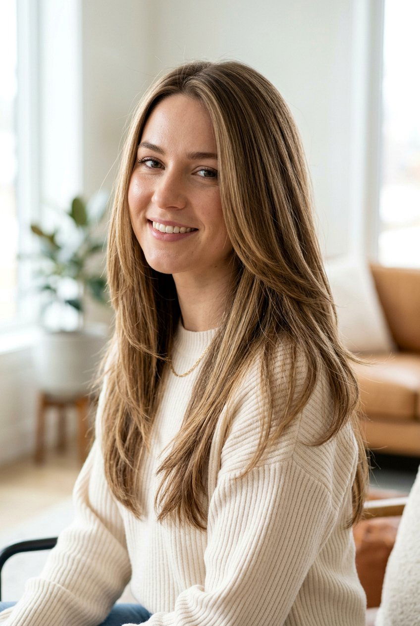 Layered straight hair - 20 sleek straight hairstyles - 20 sleek straight hairstyles